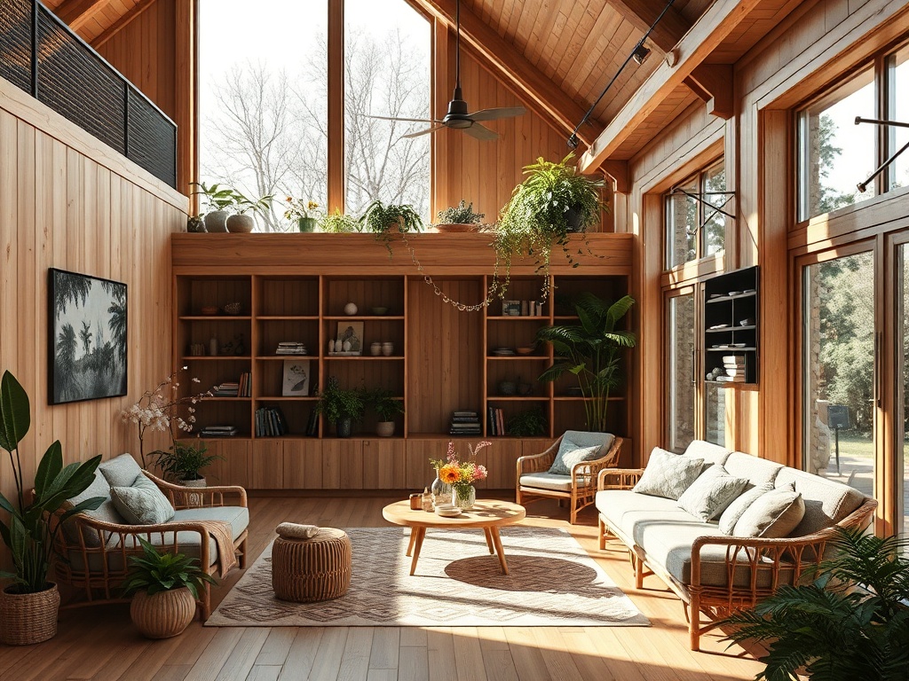 termoum.ru | Биофильный дизайн: как усилить связь с природой в доме из бруса